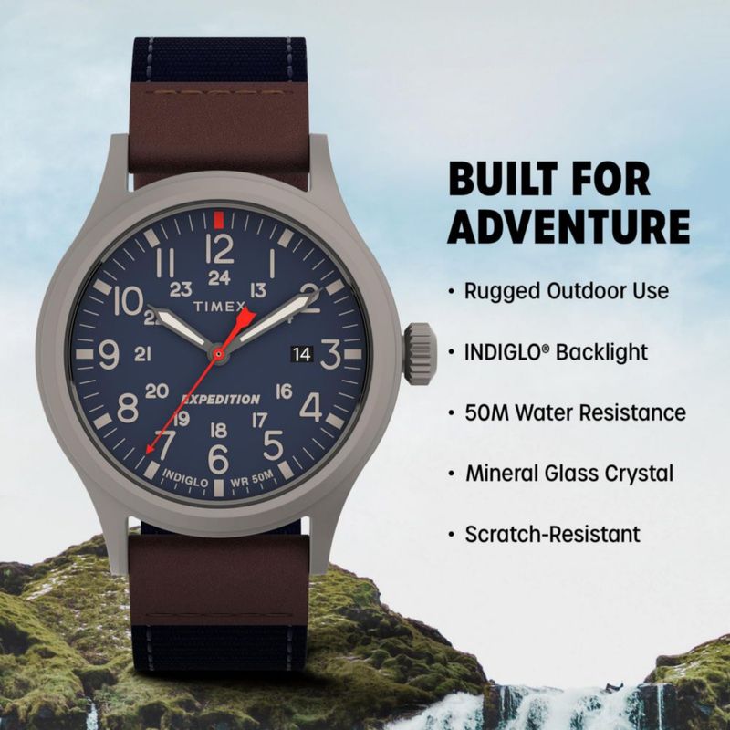 Reloj Timex Expedition Scout para hombre caja de 40 mm color gris
