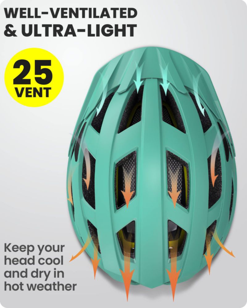 Casco de ciclismo OutdoorMaster MIPS para adultos recreativo verde