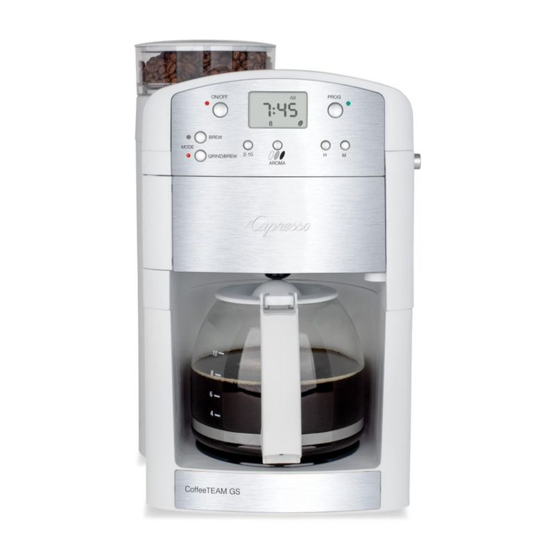 Cafetera Capresso CoffeeTeam GS para 10 tazas con molinillo 464.02