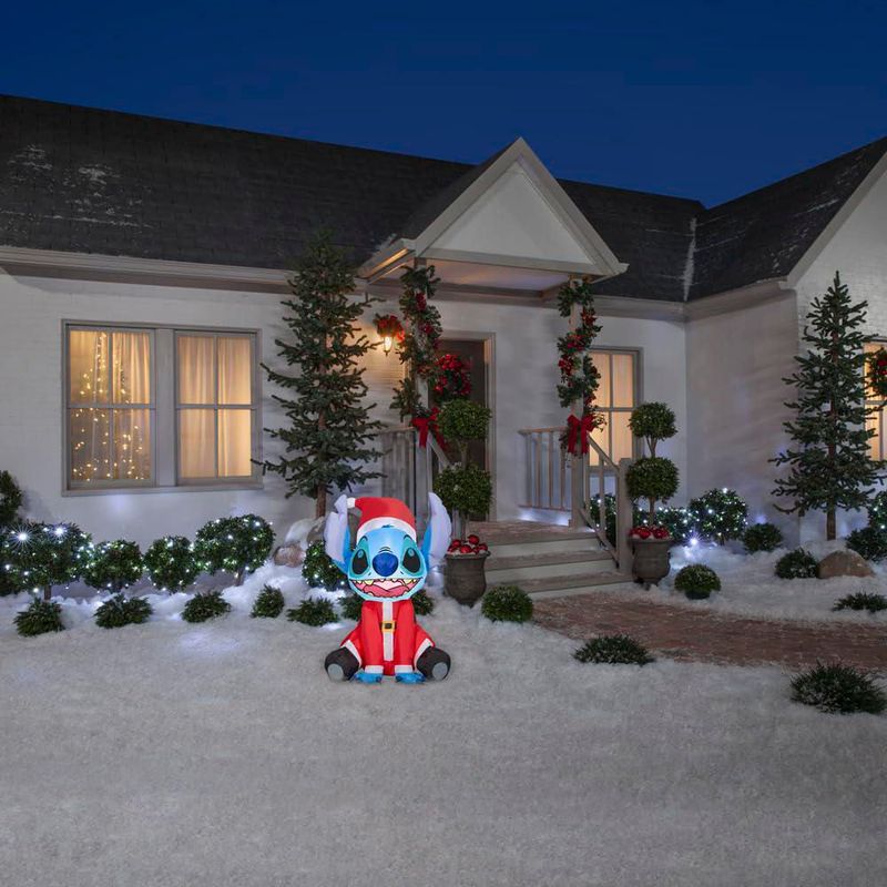 Gemmy hinchable con puntadas navideñas 91 x 67 cm para interiores y exteriores