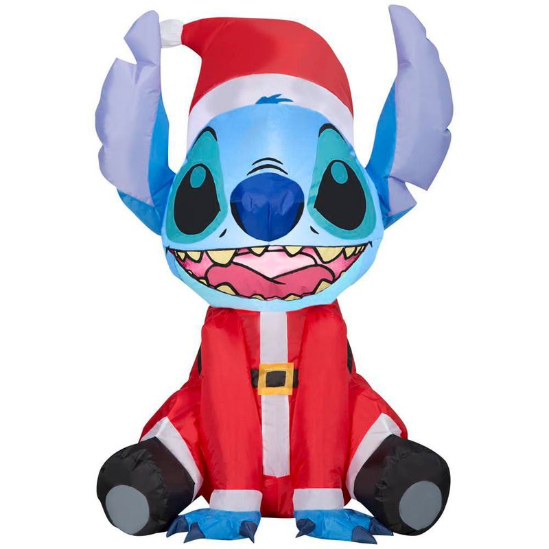 Gemmy hinchable con puntadas navideñas 91 x 67 cm para interiores y exteriores