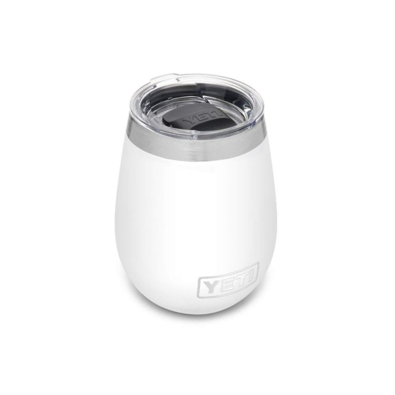 Vaso de vino YETI Rambler 300 ml con aislamiento al vacío blanco