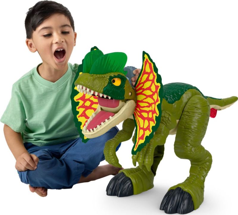 Dinosaurio de juguete Fisher-Price Imaginext Jurassic World Dilophosaurus