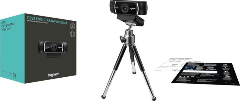 Webcam Logitech C922 Pro Stream 1080P HD Video