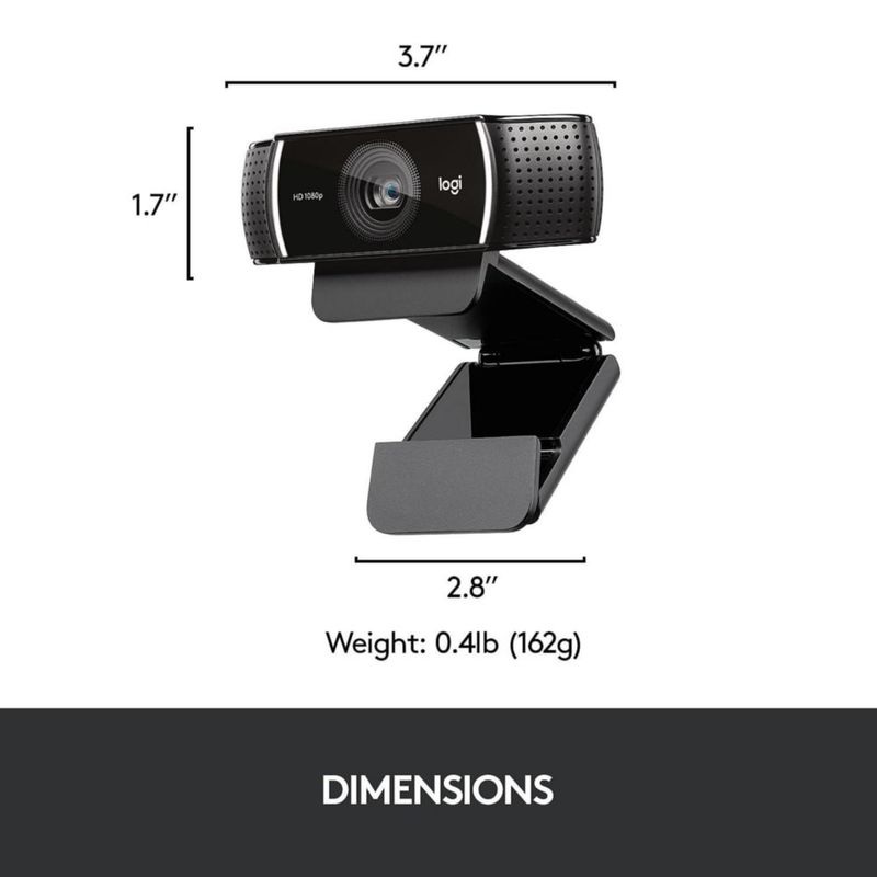 Webcam Logitech C922 Pro Stream 1080P HD Video