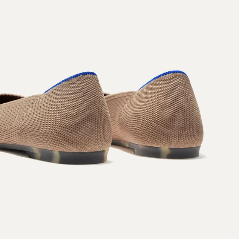 Zapatilla plana de ballet Rothy's The Point II color Portobello talla 8