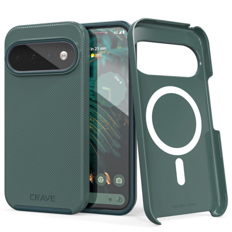 Funda Crave Dual Guard para Google Pixel 11 Pro Verde Bosque