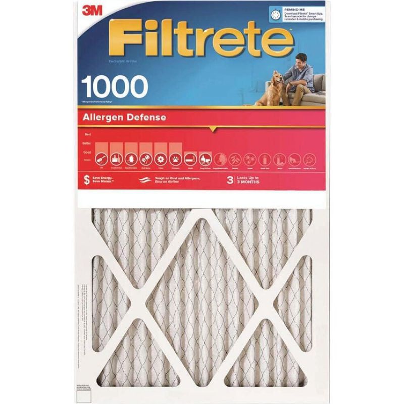 Filtro de aire 3M 35 cm x 51 cm x 25 cm Filtrete 1000