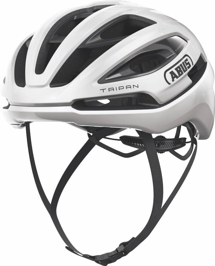 Casco de bicicleta ABUS Taipan LED Gravel talla S blanco brillante