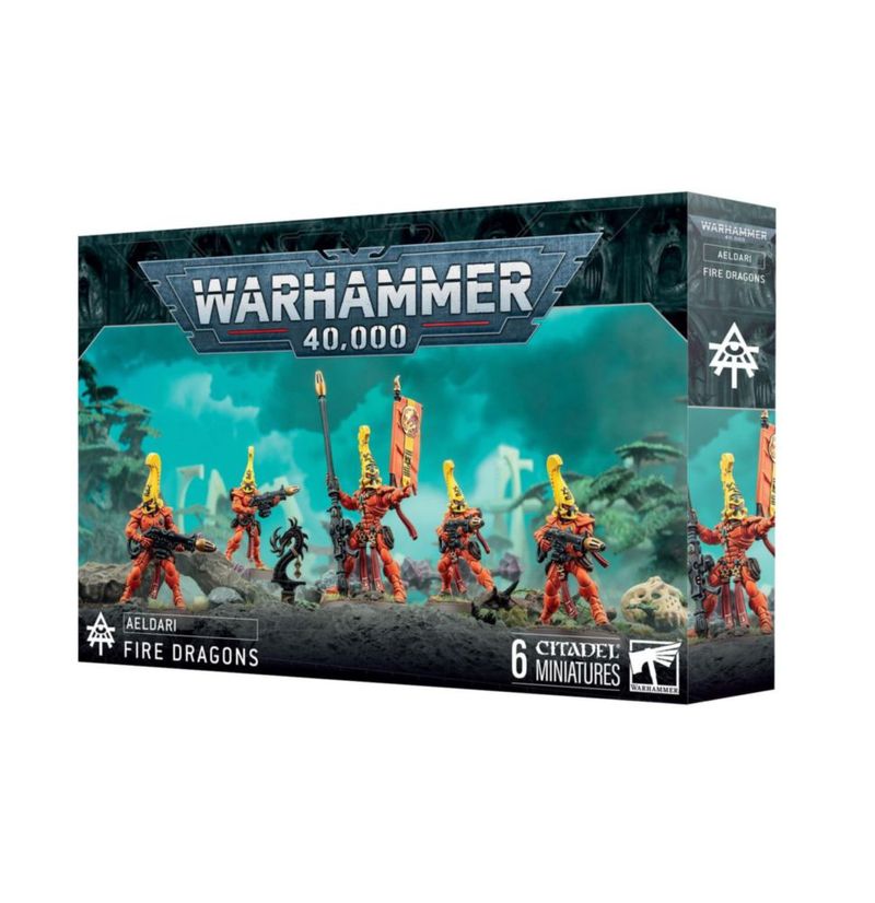 Miniatures Games Workshop Warhammer 40000 Aeldari Fire Dragons
