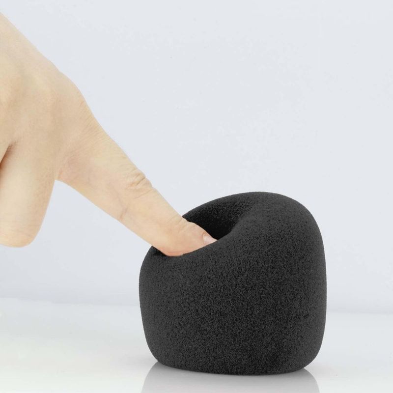 Espuma para micrófono LEFXMOPHY SM58 negro paquete de 3 cancelación de ruido