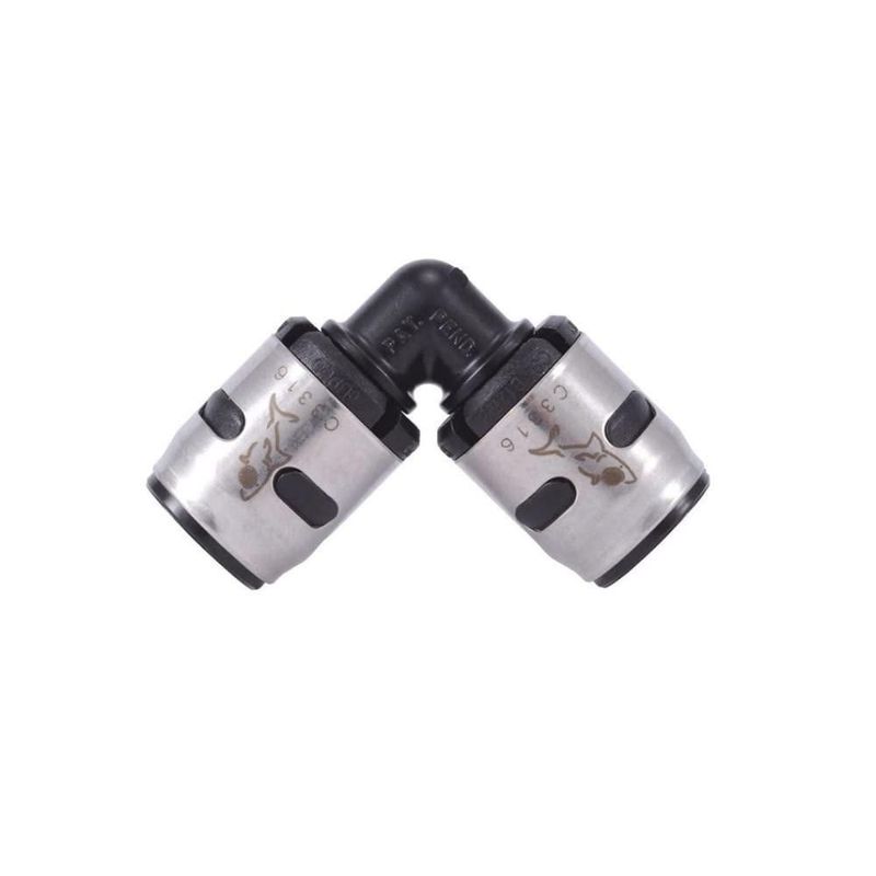 Manguera y conexión SharkBite Evopex Elbow 1/2 Push paquete de 6