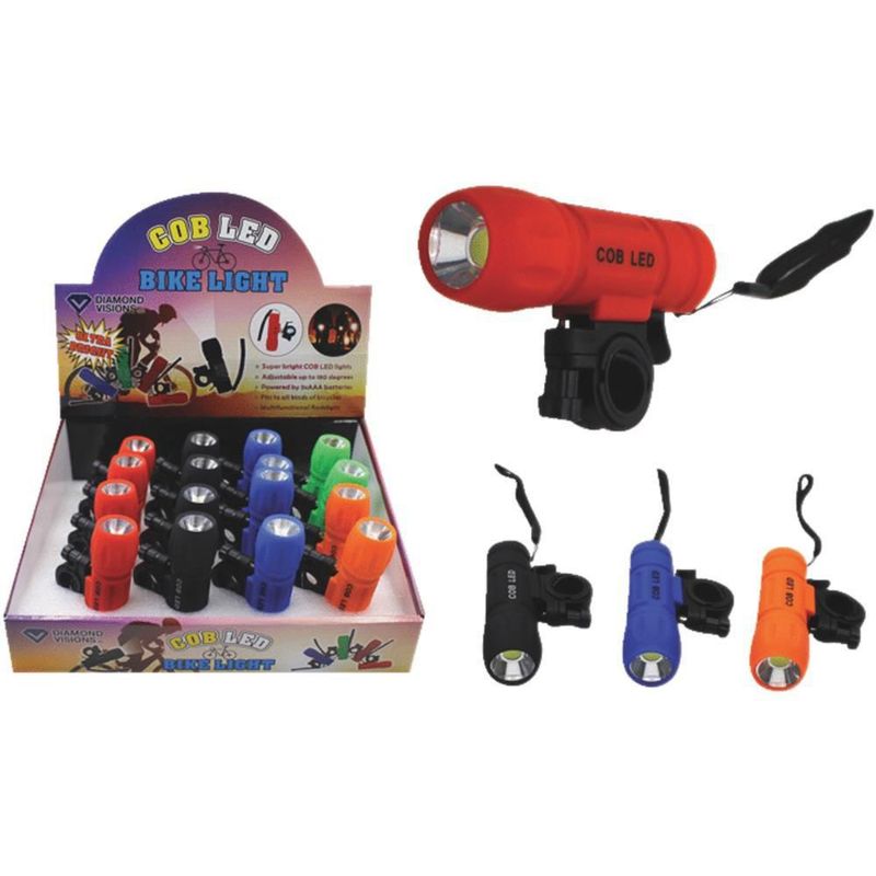 Lámpara LED para bicicleta Diamond Visions de plástico 13 cm varios colores