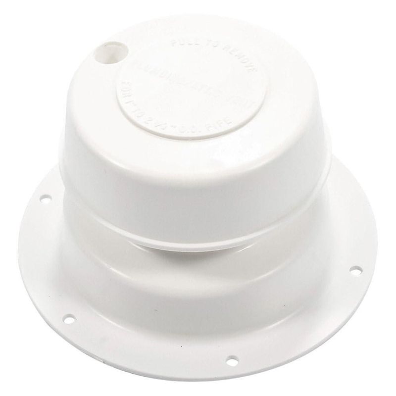 Kit de ventilación de fontanería Camco 40033 Polar White se adapta a 1-2.4 pulgadas