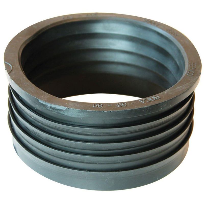 Tubo de desagüe negro Bushing Fernco P44U-405 de 4 x 4 pulgadas