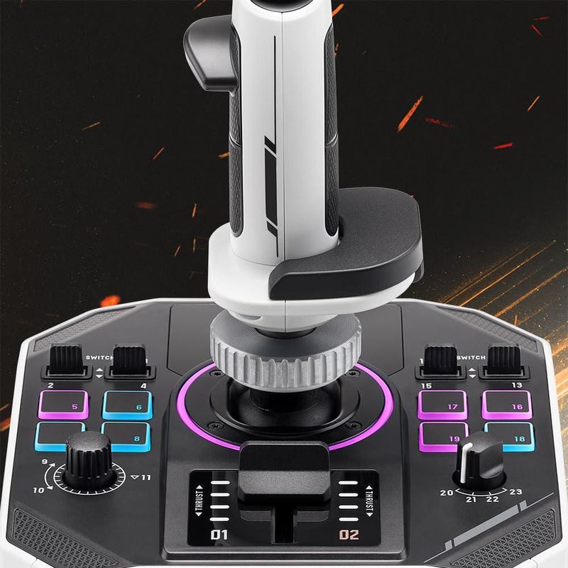 Flightstick Thrustmaster Sol-R 1 para PC ambidiestro 44 botones