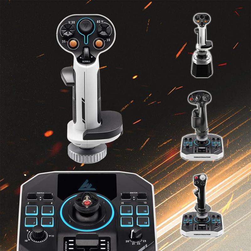 Flightstick Thrustmaster Sol-R 1 para PC ambidiestro 44 botones