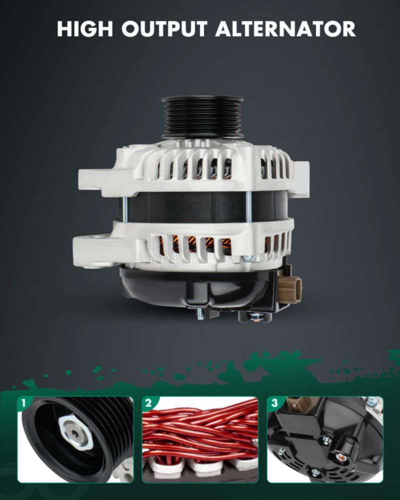 Alternador SCITOO para Honda Accord 2008-2012 2.4L 12 V 130 A