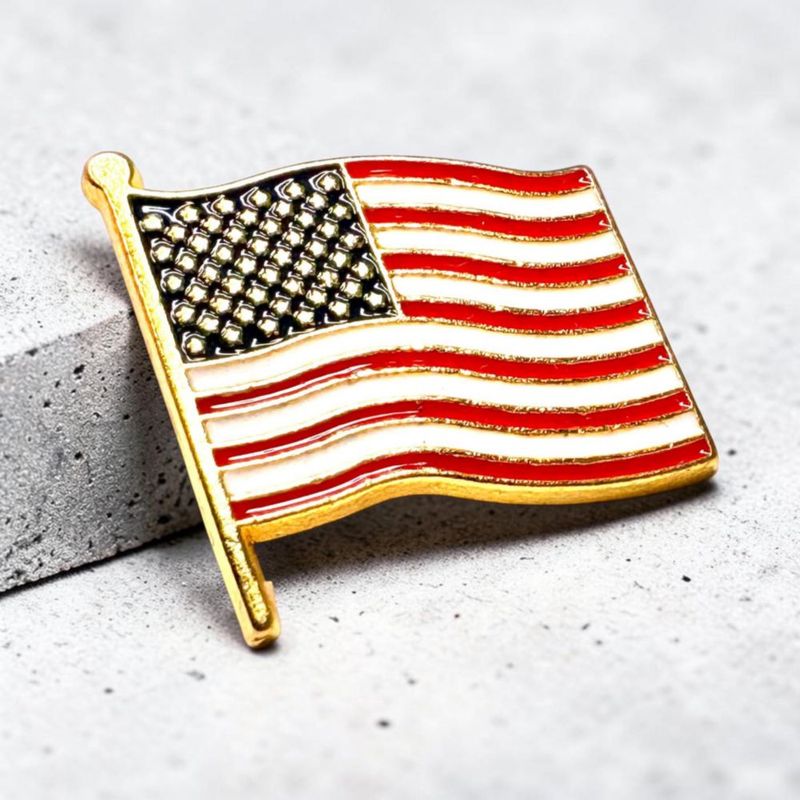 Pin de solapa Brandom Brands 25 cm Bandera EE. UU. 45 g