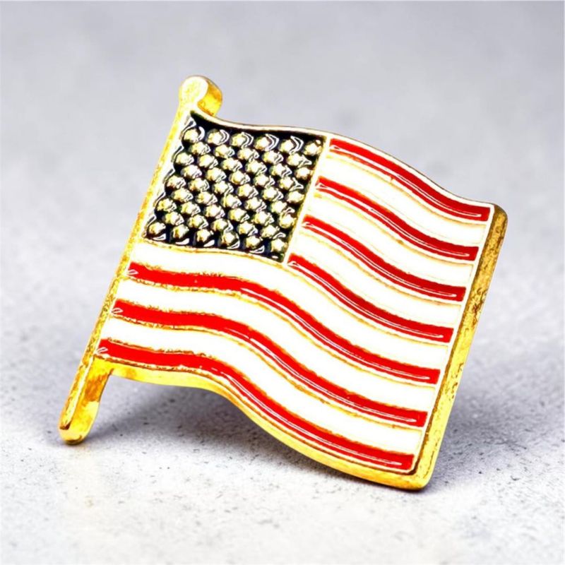 Pin de solapa Brandom Brands 25 cm Bandera EE. UU. 45 g