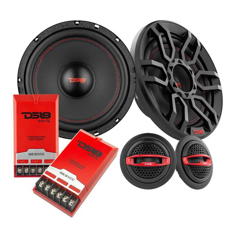 Set de componentes DS18 GEN-X6.5C 6.5 2 vías 150 W 4 ohmios - Negro