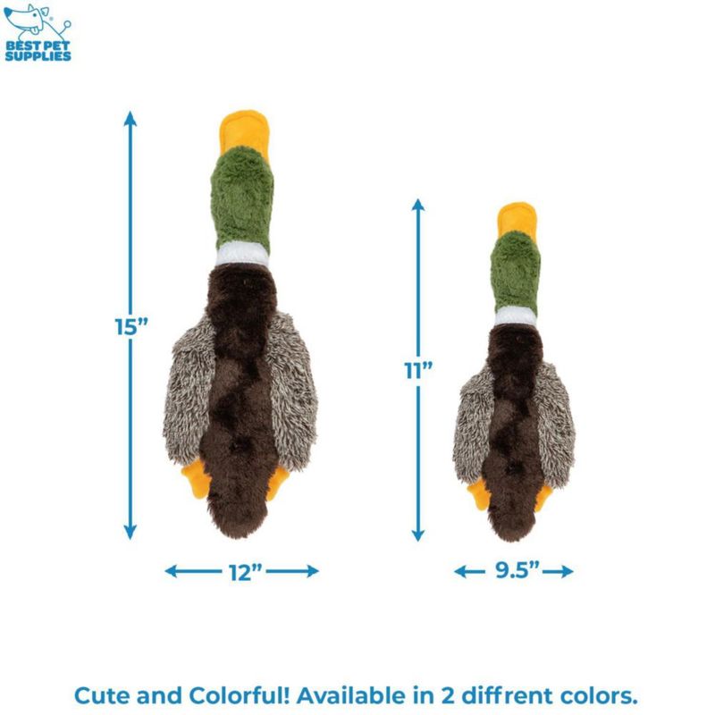 Juguete de Masticar para Perro Best Pet Supplies – Pato Grande Marrón