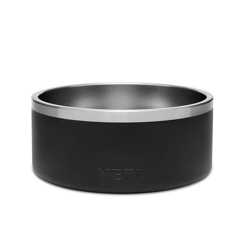 YETI Boomer 8 cuenco antideslizante de acero inoxidable para perros con capacidad para 64 onzas negro