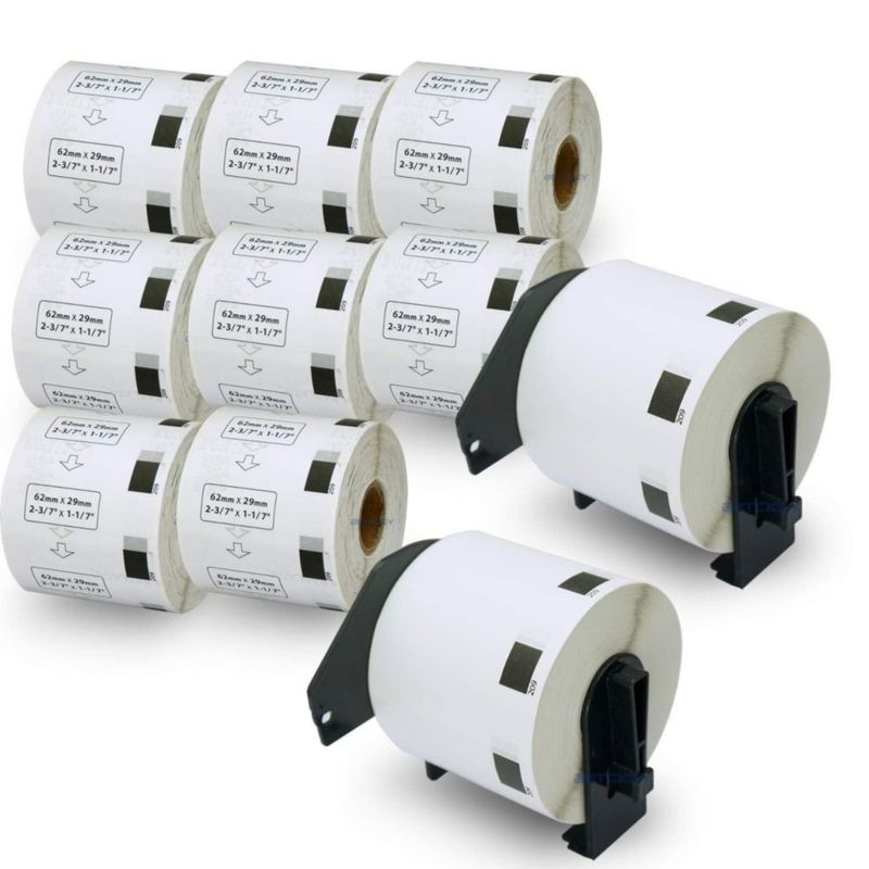 Etiquetas BETCKEY 62x29 mm – 10 rollos y 2 soportes
