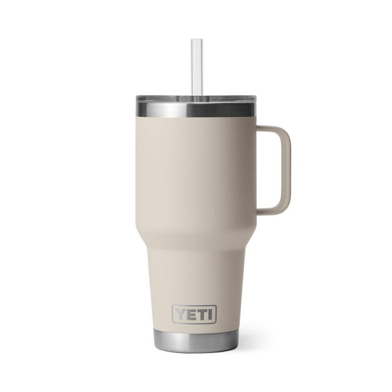 Taza YETI Rambler de 1 litro con tapa de pajita de acero inoxidable con aislamiento al vacío