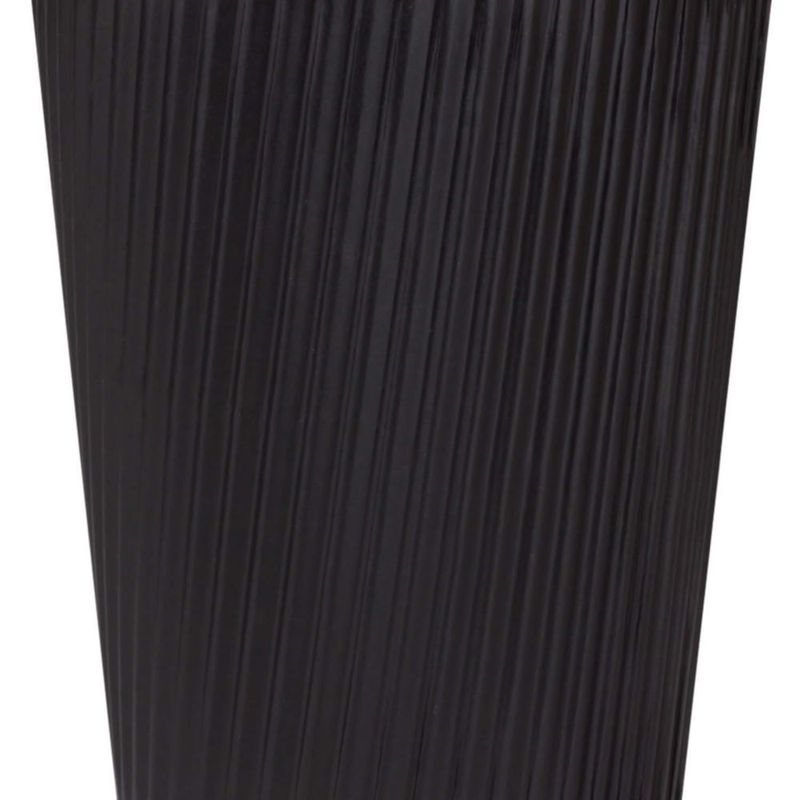 Vaso de Café Karat 237 ml Negro 500 Unidades con Diseño Ondulado