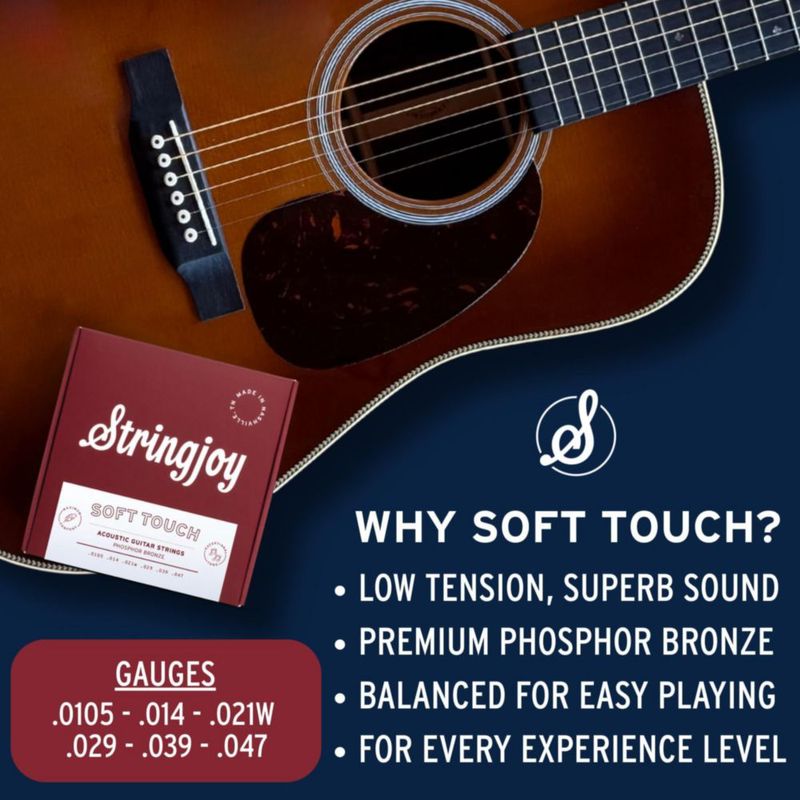 Cuerdas de guitarra Stringjoy 10.5-47 Soft Touch