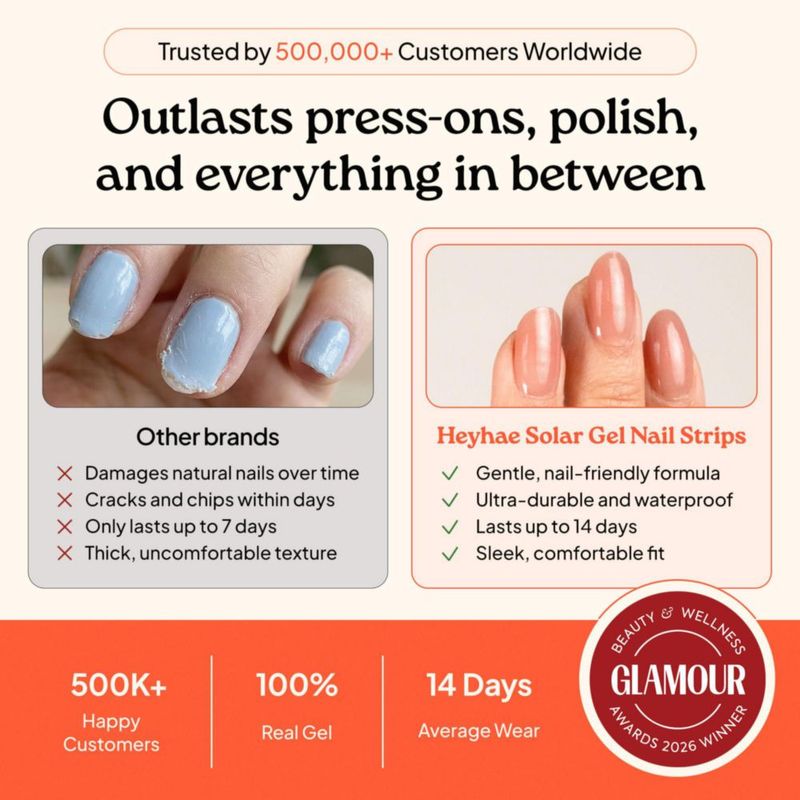 Tiras de Gel para Uñas heyhae Hey You're Gorgeous