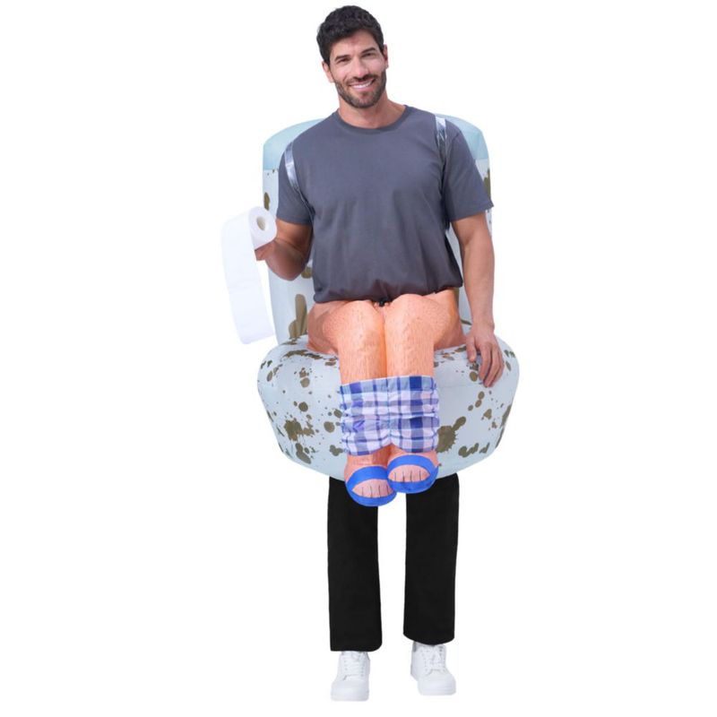 Traje inflable de inodoro para adultos – Spooktacular Creations