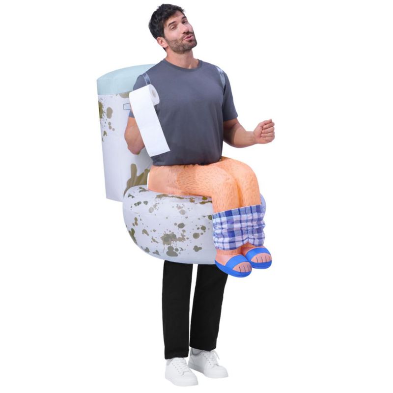 Traje inflable de inodoro para adultos – Spooktacular Creations