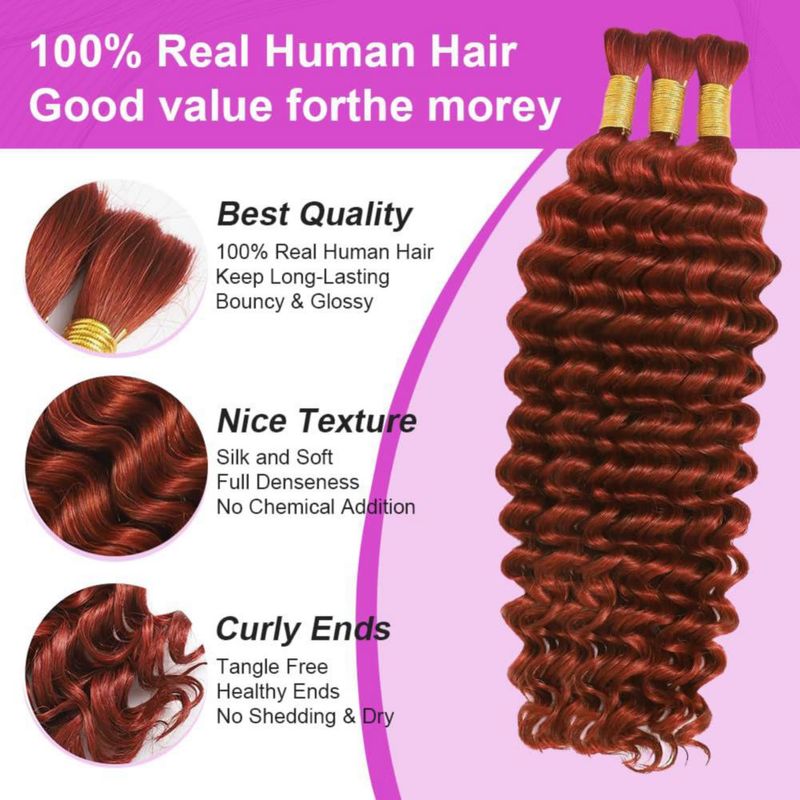 Extensión de cabello Acbhoa Boho rizado 120 g (3 paquetes)