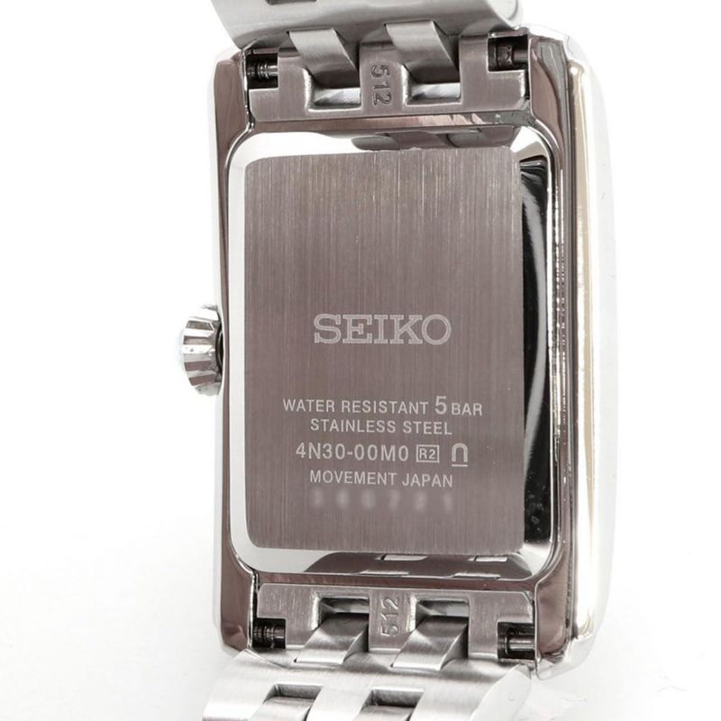Reloj SEIKO SWR085P1 con esfera azul y acero inoxidable resistencia al agua de 50 m
