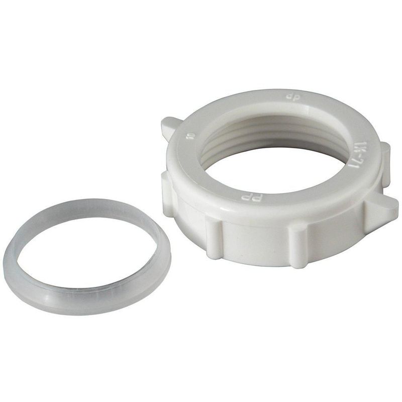 Lavadora con juntas deslizantes Wing Nut Plumb Pak PP956 1 1/4 pulgadas blanca