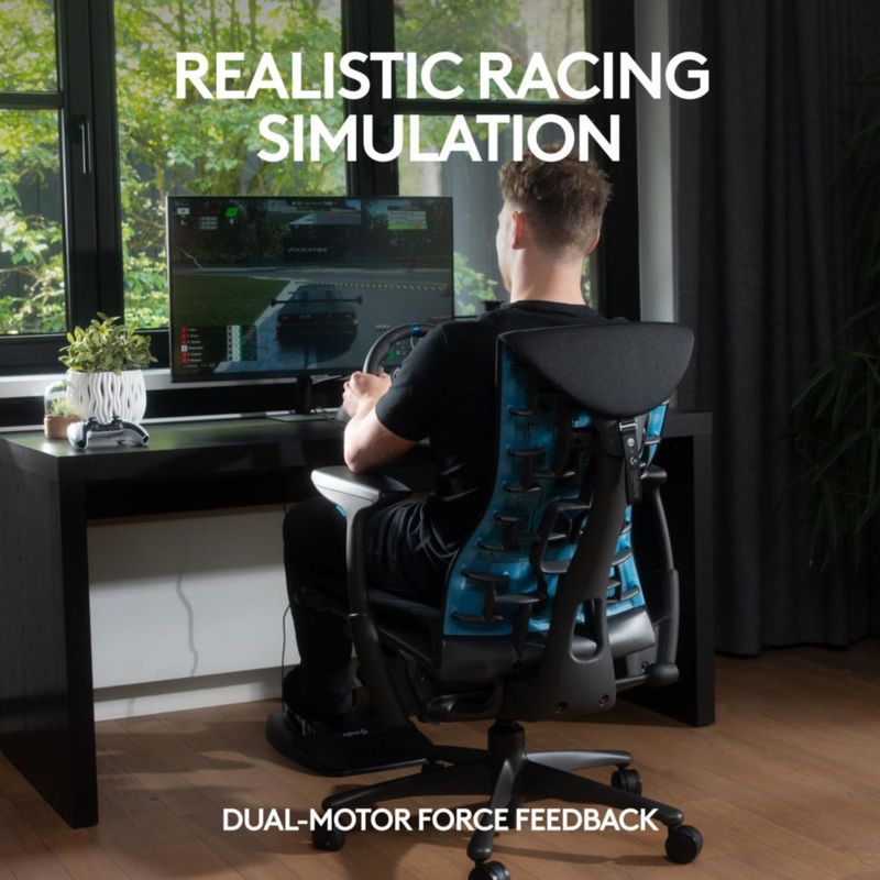 Volante de carreras Logitech G29 Driving Force con pedales para PS5/PS4/PC