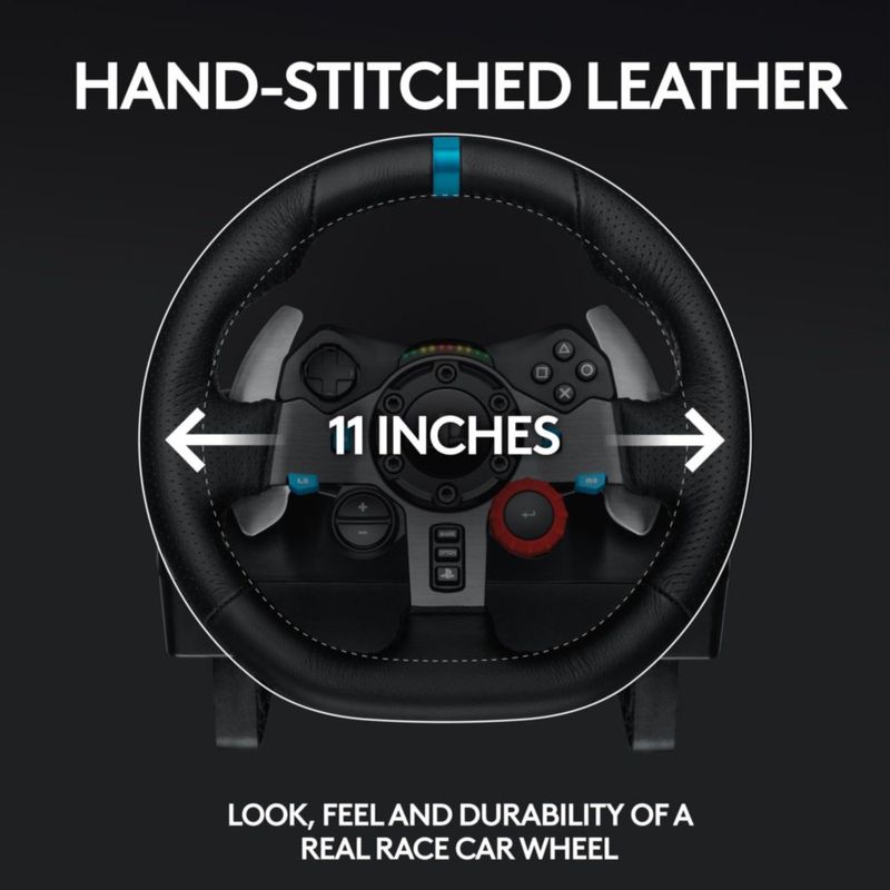 Volante de carreras Logitech G29 Driving Force con pedales para PS5/PS4/PC
