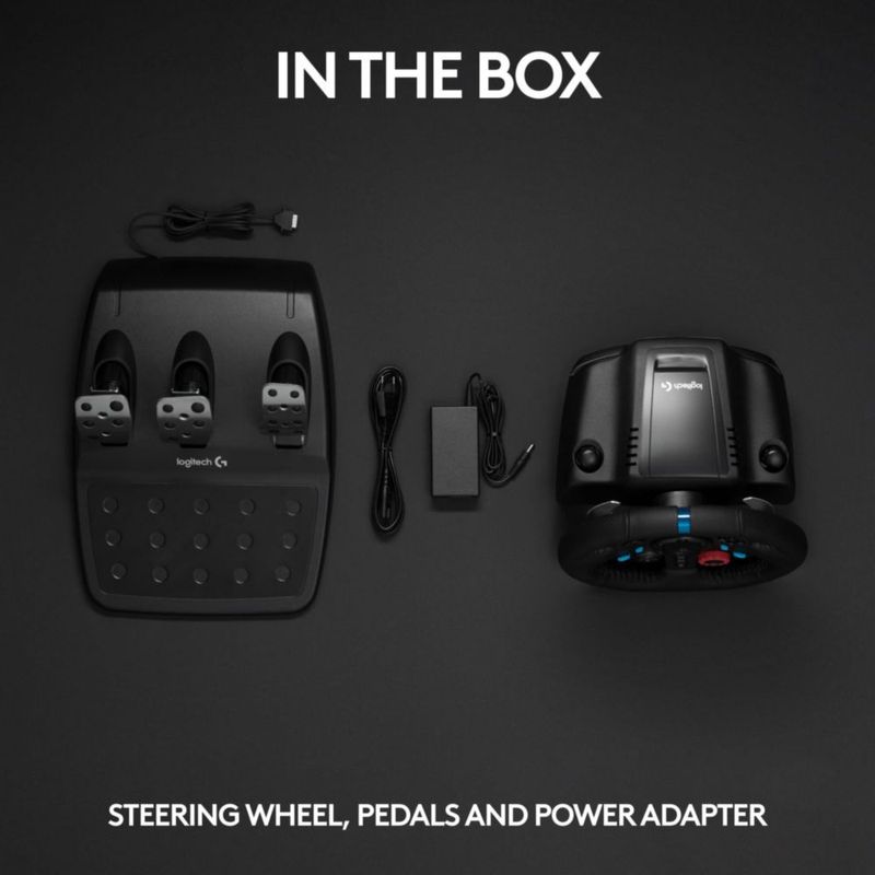 Volante de carreras Logitech G29 Driving Force con pedales para PS5/PS4/PC