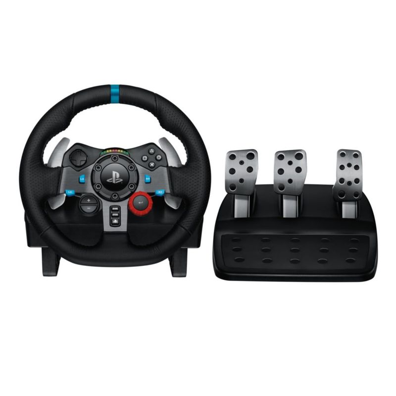 Volante de carreras Logitech G29 Driving Force con pedales para PS5/PS4/PC