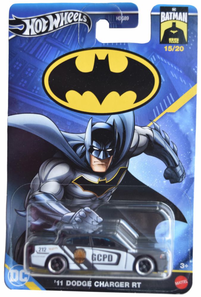 Auto de juguete Hot Wheels '11 Dodge Charger RT Batman