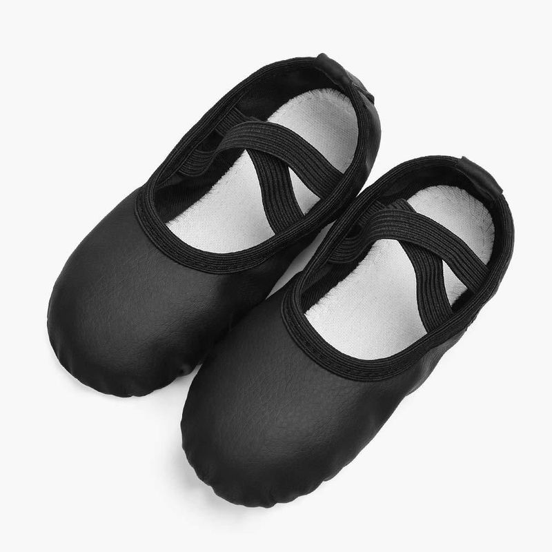 Zapatos de ballet Stelle 10MT negro PU profesional