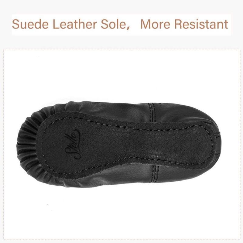 Zapatos de ballet Stelle 10MT negro PU profesional