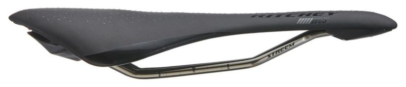 Sillín de Bicicleta Ritchey WCS Streem 145 mm Titanio Negro