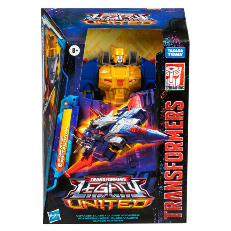 Figura de acción Transformers Legacy United Voyager Metalhawk