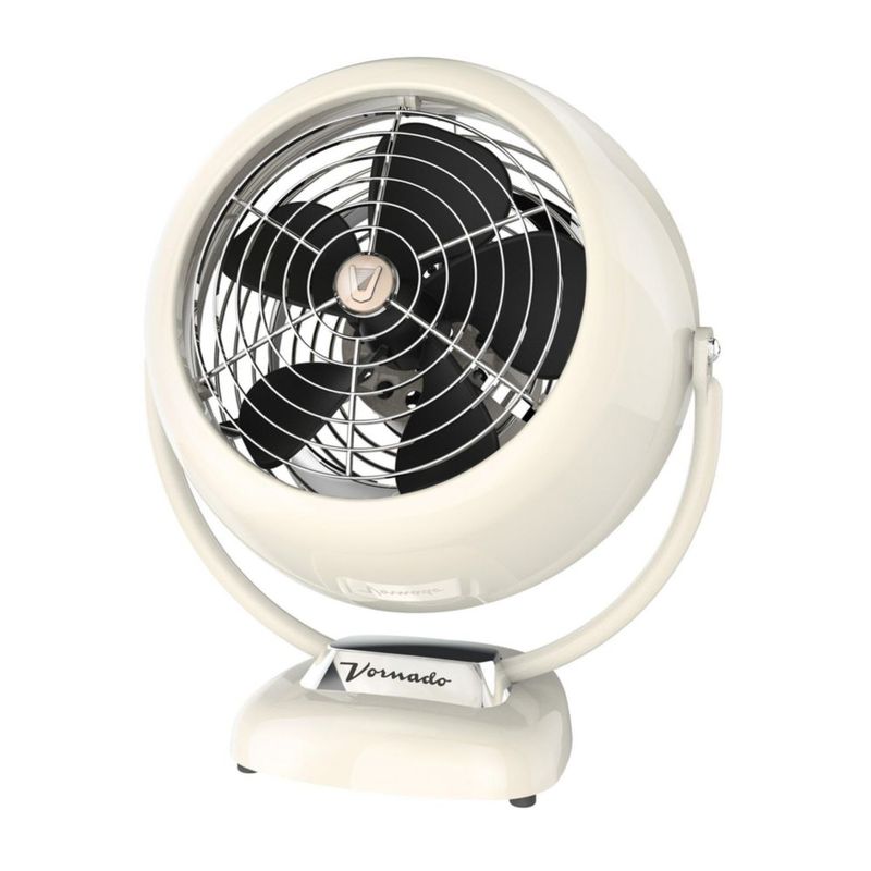 Circulador de aire Fan Vornado VFAN vintage retro metálico blanco