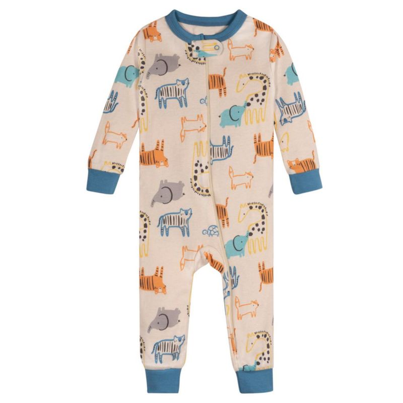 Pijamas Onesies Brand 18 meses – Pack de 3 de algodón con diseño safari