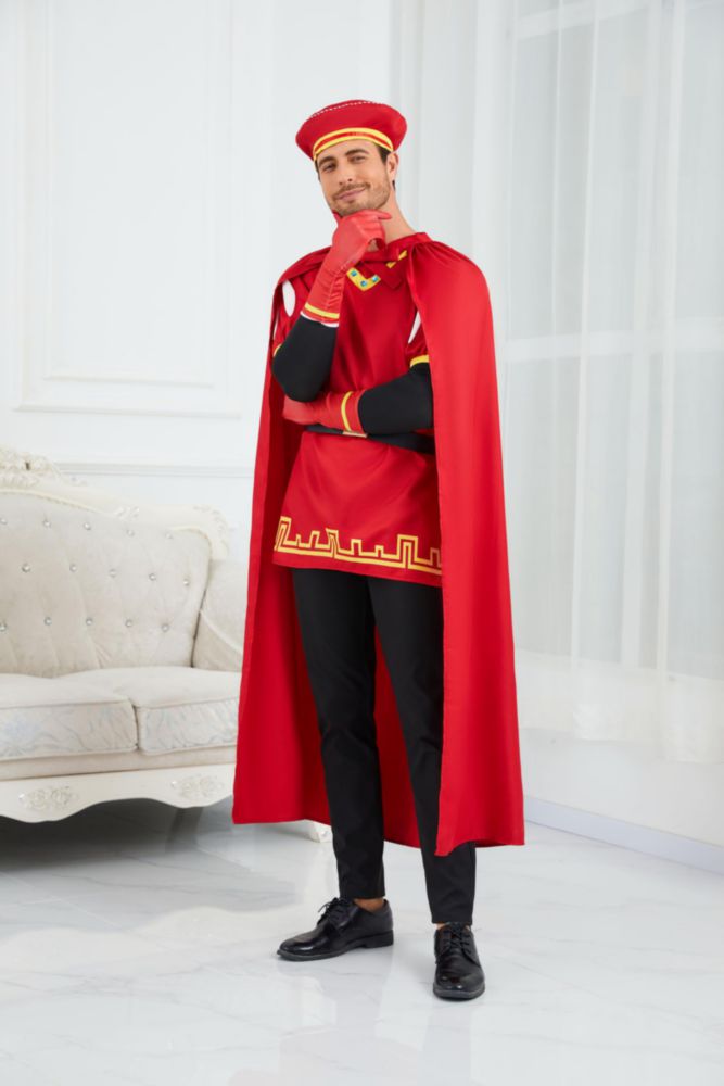 Disfraz LILLIWEEN de Hombre Farquaad – Conjunto Completo (talla L)