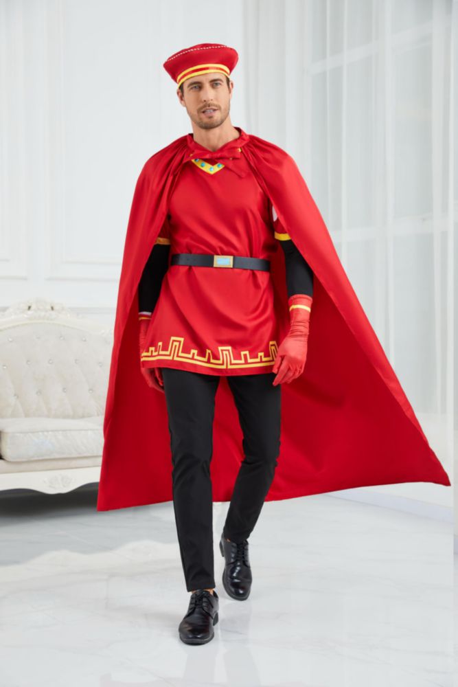 Disfraz LILLIWEEN de Hombre Farquaad – Conjunto Completo (talla L)